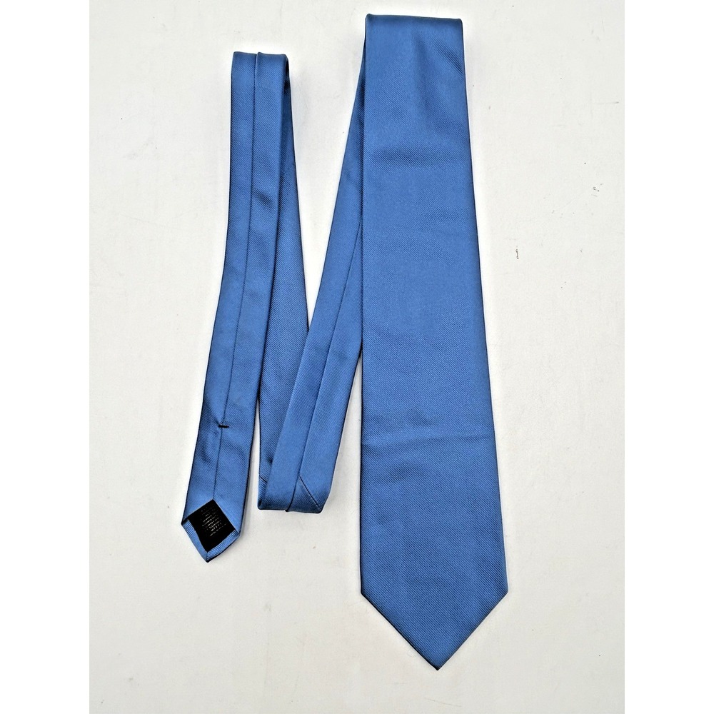 Brooks Brothers 346 Pure Silk Sky Blue Necktie Made in USA Classic Preppy